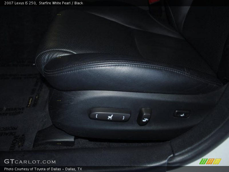 Starfire White Pearl / Black 2007 Lexus IS 250