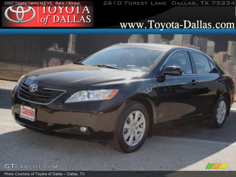 Black / Bisque 2007 Toyota Camry XLE V6
