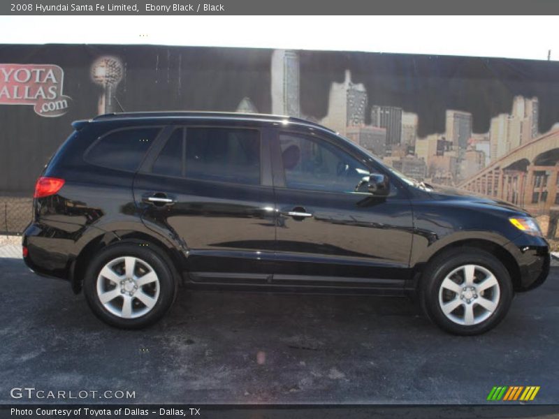 Ebony Black / Black 2008 Hyundai Santa Fe Limited