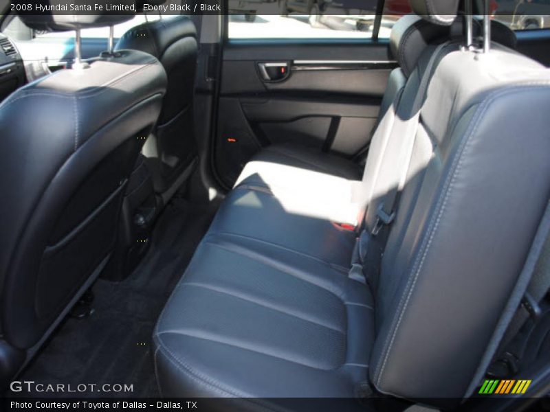Ebony Black / Black 2008 Hyundai Santa Fe Limited