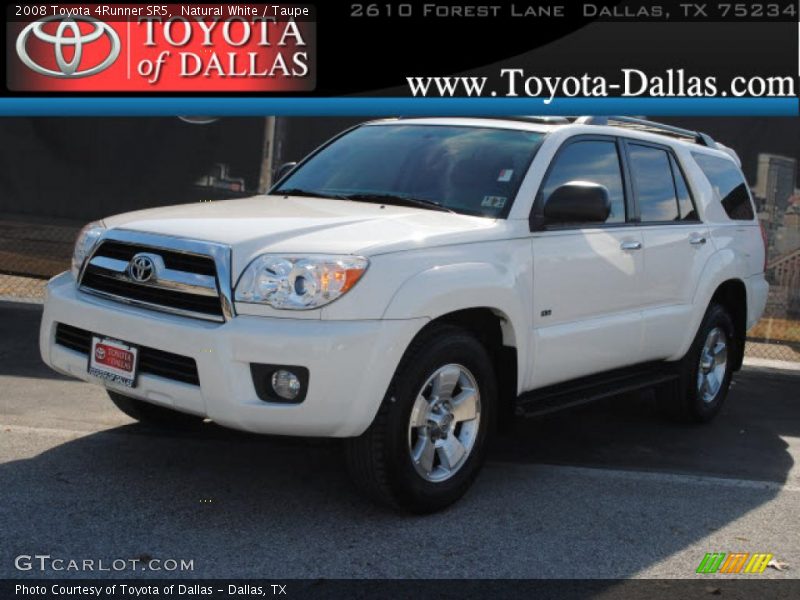 Natural White / Taupe 2008 Toyota 4Runner SR5