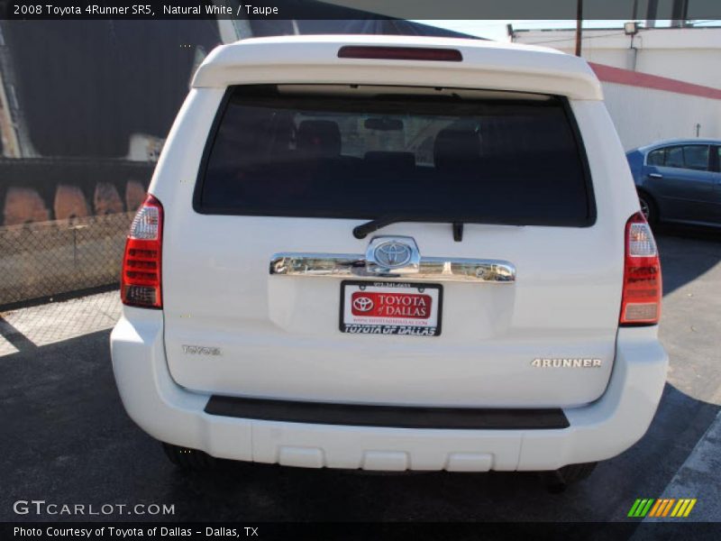 Natural White / Taupe 2008 Toyota 4Runner SR5