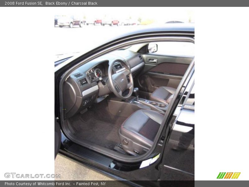 Black Ebony / Charcoal Black 2008 Ford Fusion SE