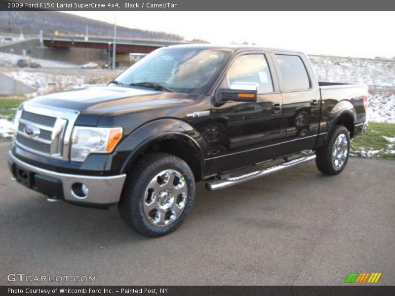 Black / Camel/Tan 2009 Ford F150 Lariat SuperCrew 4x4