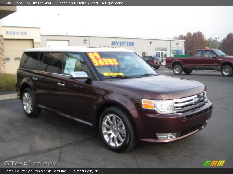 Cinnamon Metallic / Medium Light Stone 2009 Ford Flex Limited AWD