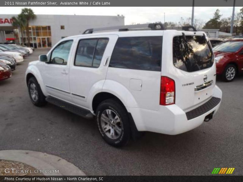 Avalanche White / Cafe Latte 2011 Nissan Pathfinder Silver