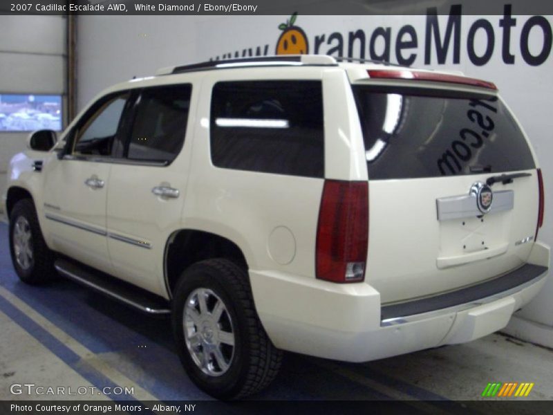 White Diamond / Ebony/Ebony 2007 Cadillac Escalade AWD