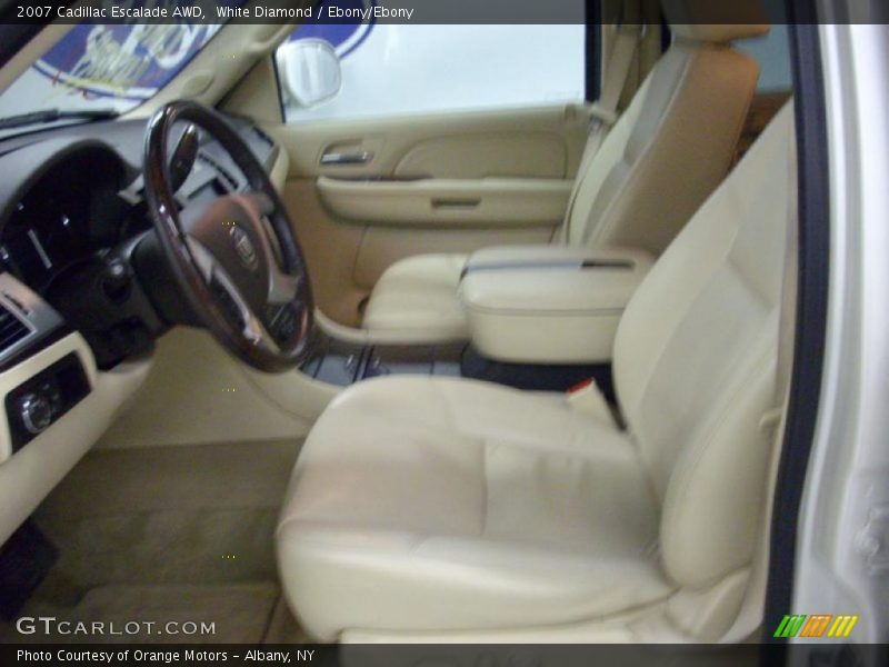White Diamond / Ebony/Ebony 2007 Cadillac Escalade AWD