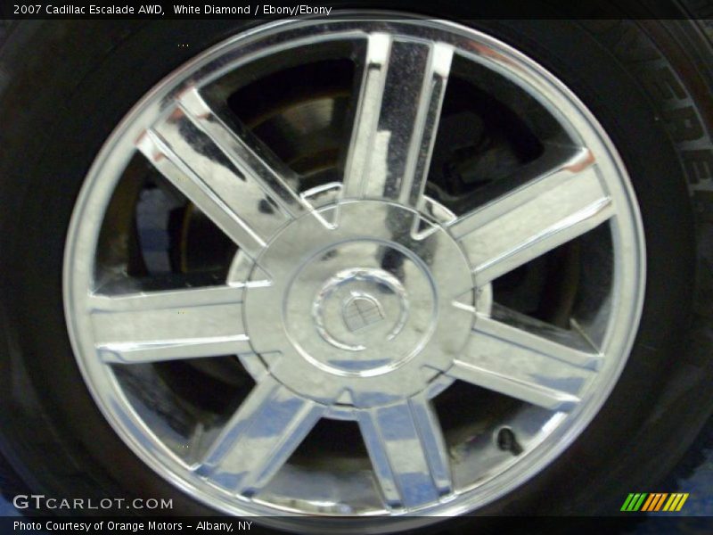 White Diamond / Ebony/Ebony 2007 Cadillac Escalade AWD