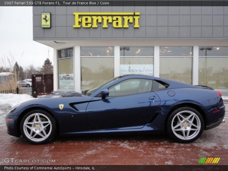  2007 599 GTB Fiorano F1 Tour de France Blue