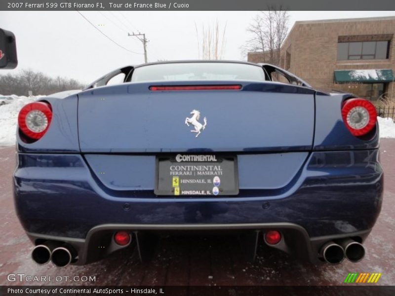 Tour de France Blue / Cuoio 2007 Ferrari 599 GTB Fiorano F1