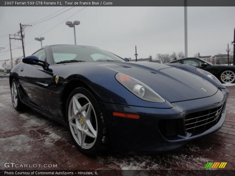  2007 599 GTB Fiorano F1 Tour de France Blue
