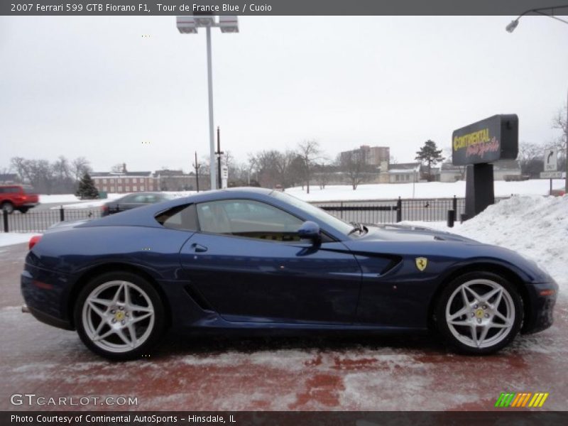  2007 599 GTB Fiorano F1 Tour de France Blue