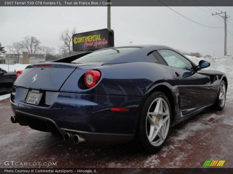  2007 599 GTB Fiorano F1 Tour de France Blue