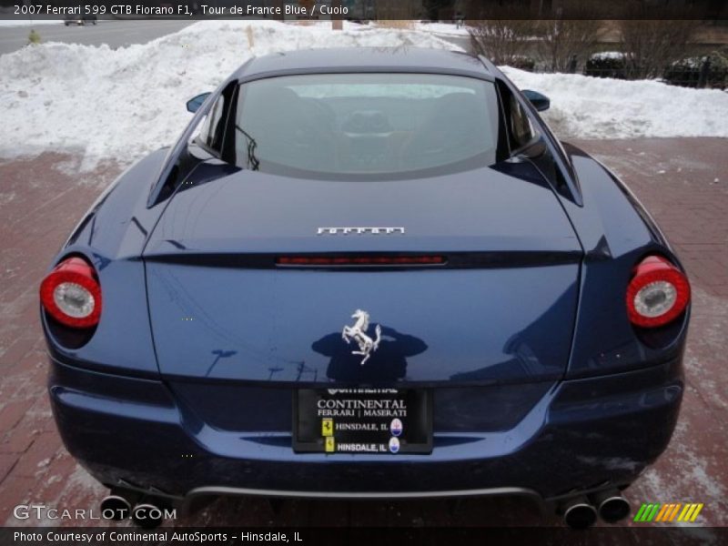  2007 599 GTB Fiorano F1 Tour de France Blue