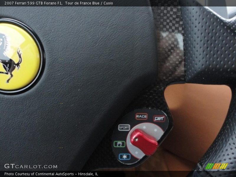 Controls of 2007 599 GTB Fiorano F1