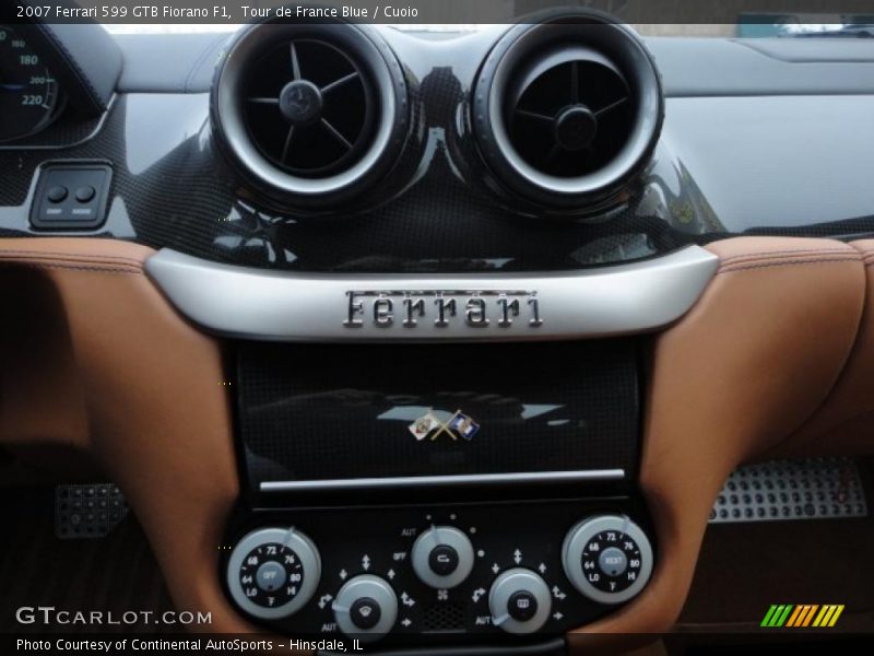 Controls of 2007 599 GTB Fiorano F1