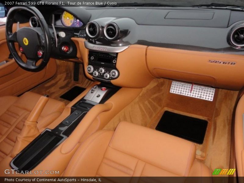 Dashboard of 2007 599 GTB Fiorano F1