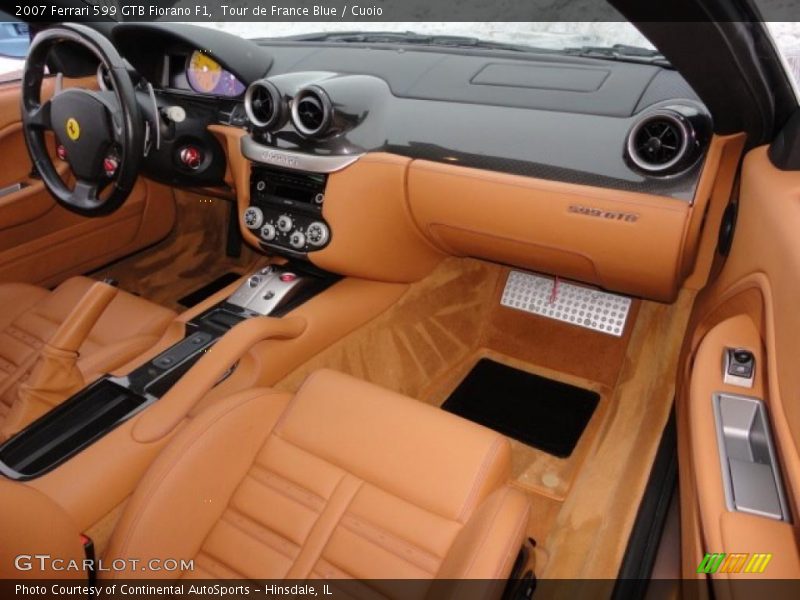 Dashboard of 2007 599 GTB Fiorano F1