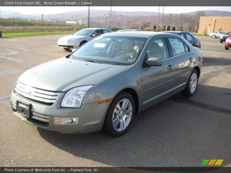 Moss Green Metallic / Camel 2009 Ford Fusion SEL