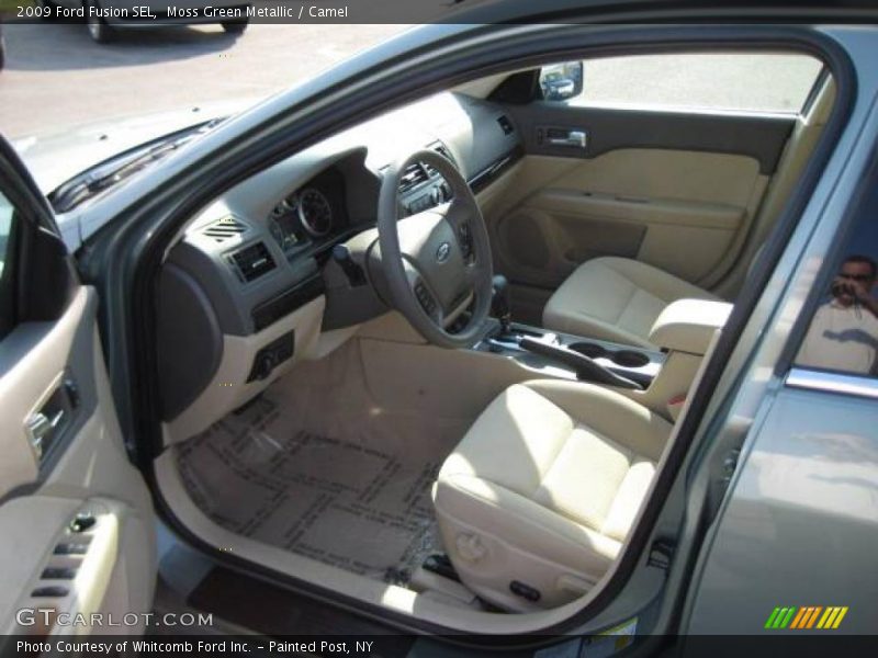 Moss Green Metallic / Camel 2009 Ford Fusion SEL