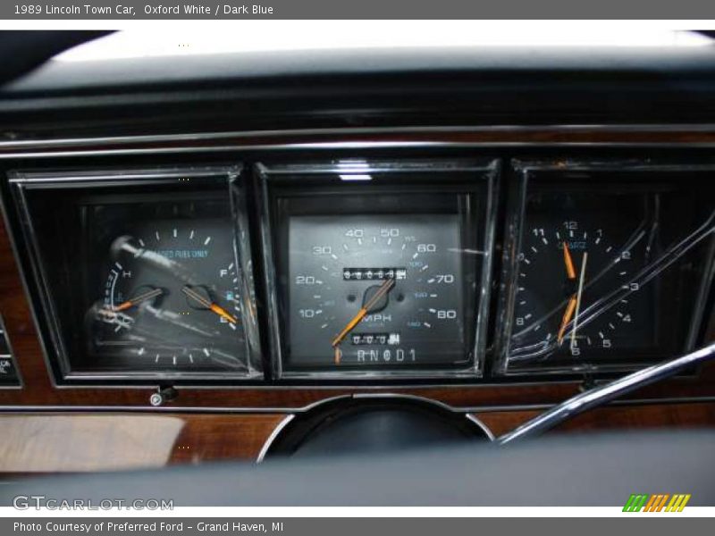  1989 Town Car   Gauges