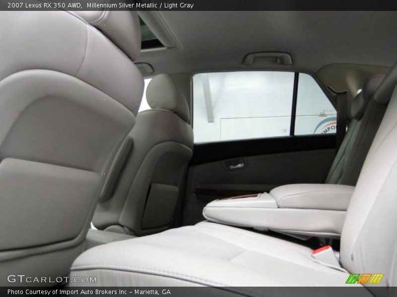Millennium Silver Metallic / Light Gray 2007 Lexus RX 350 AWD