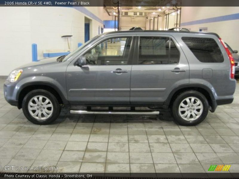 Pewter Pearl / Black 2006 Honda CR-V SE 4WD