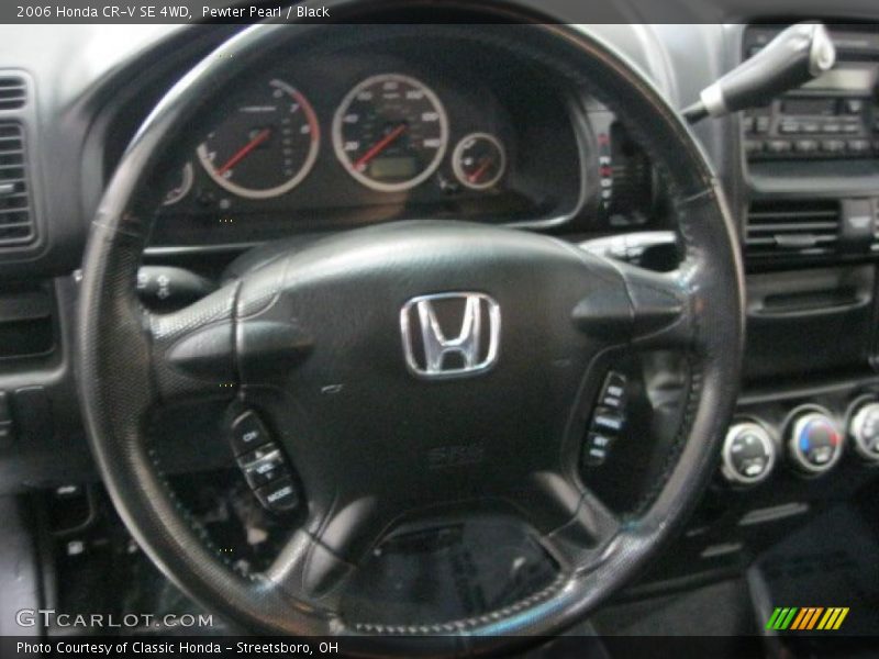 Pewter Pearl / Black 2006 Honda CR-V SE 4WD