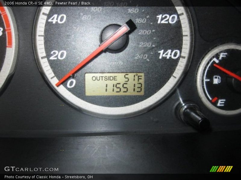 Pewter Pearl / Black 2006 Honda CR-V SE 4WD