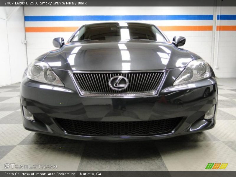 Smoky Granite Mica / Black 2007 Lexus IS 250
