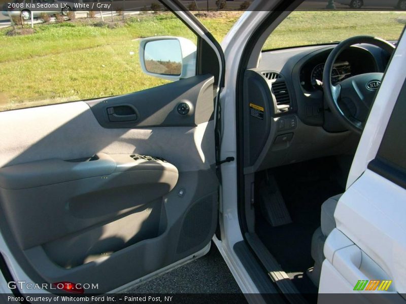 White / Gray 2008 Kia Sedona LX