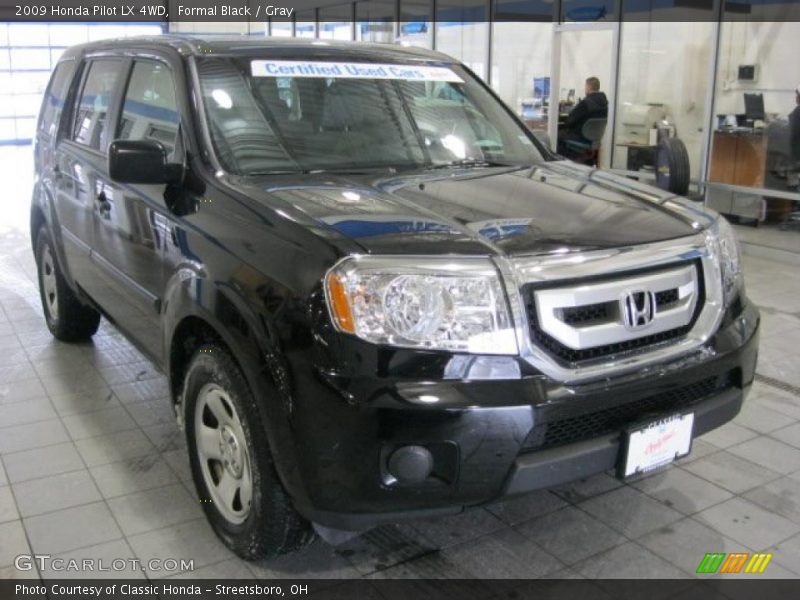 Formal Black / Gray 2009 Honda Pilot LX 4WD