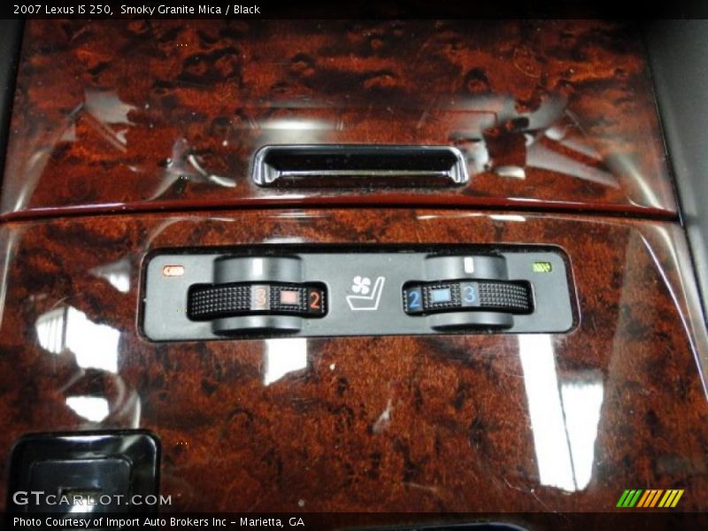 Smoky Granite Mica / Black 2007 Lexus IS 250