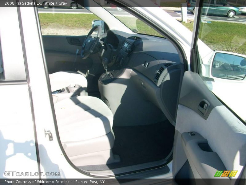 White / Gray 2008 Kia Sedona LX