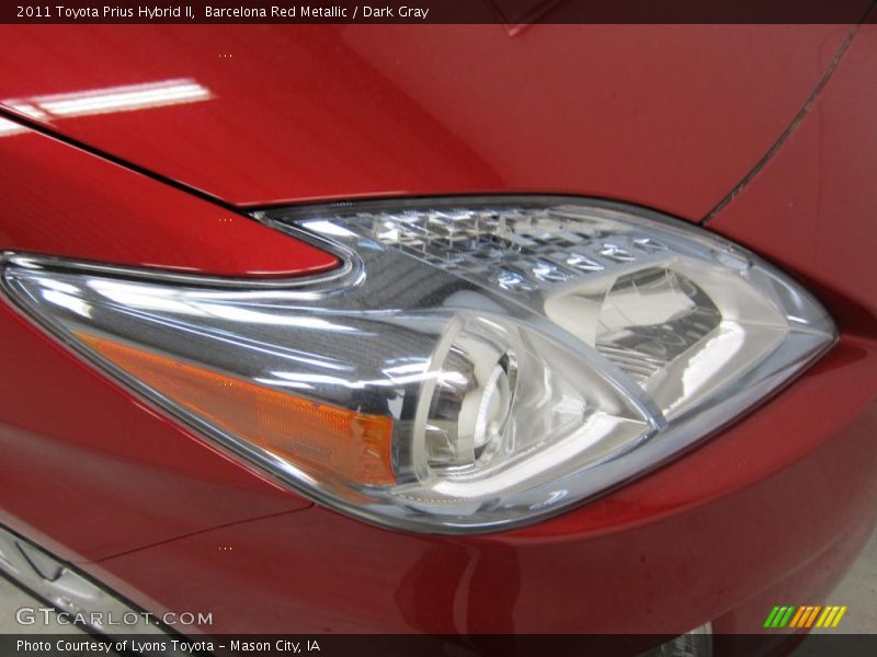 Barcelona Red Metallic / Dark Gray 2011 Toyota Prius Hybrid II