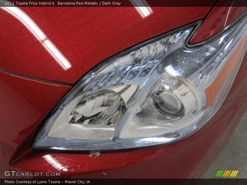 Barcelona Red Metallic / Dark Gray 2011 Toyota Prius Hybrid II