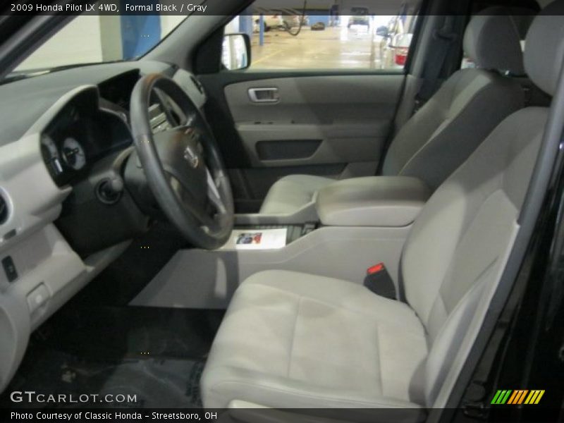  2009 Pilot LX 4WD Gray Interior