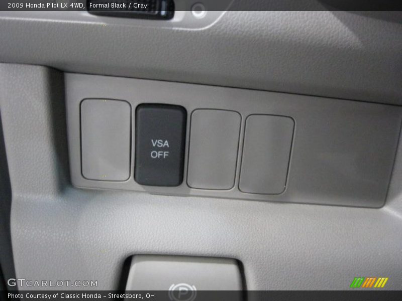 Formal Black / Gray 2009 Honda Pilot LX 4WD