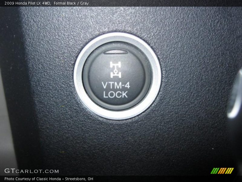 Formal Black / Gray 2009 Honda Pilot LX 4WD