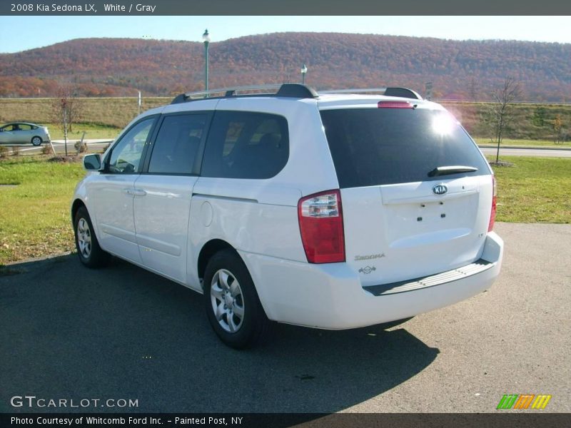 White / Gray 2008 Kia Sedona LX