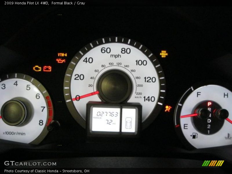 Formal Black / Gray 2009 Honda Pilot LX 4WD