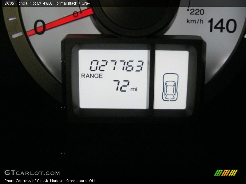 Formal Black / Gray 2009 Honda Pilot LX 4WD