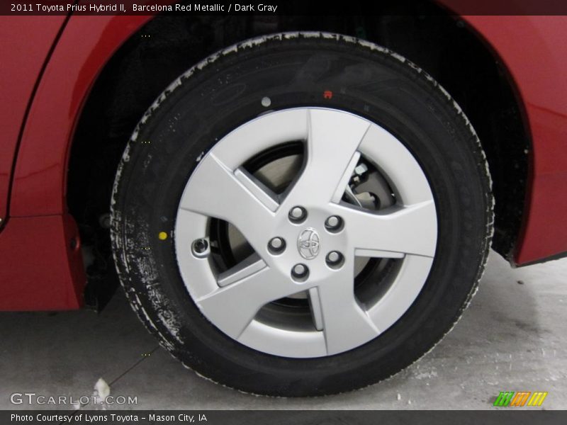 Barcelona Red Metallic / Dark Gray 2011 Toyota Prius Hybrid II