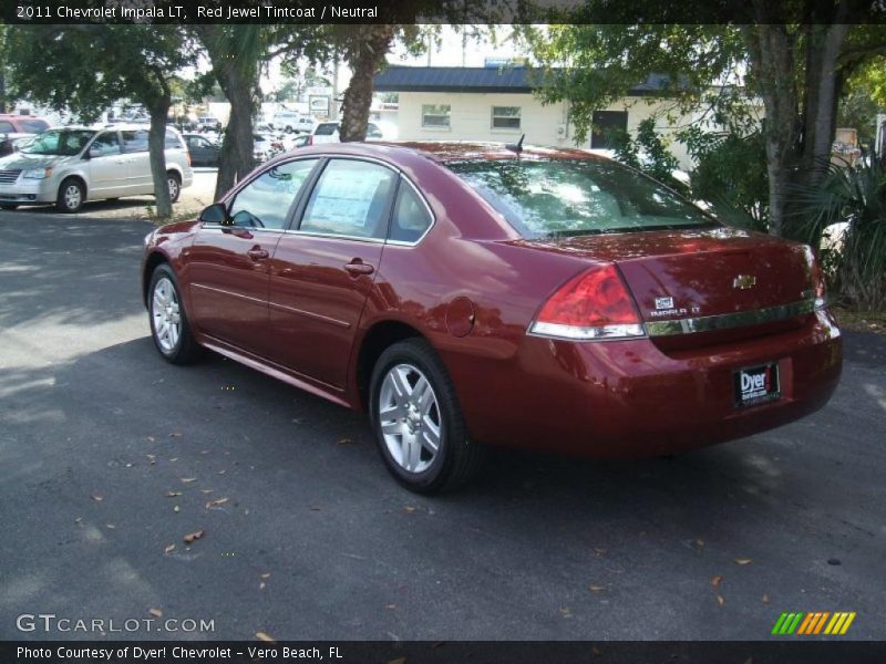 Red Jewel Tintcoat / Neutral 2011 Chevrolet Impala LT
