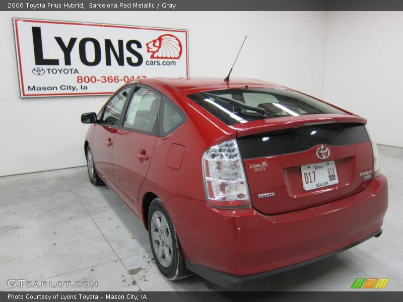 Barcelona Red Metallic / Gray 2006 Toyota Prius Hybrid