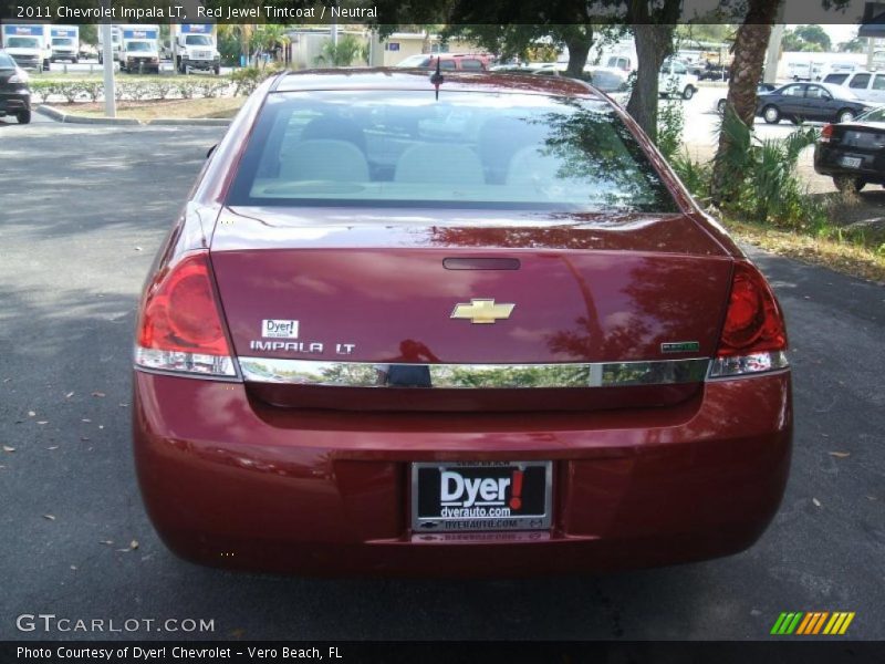 Red Jewel Tintcoat / Neutral 2011 Chevrolet Impala LT