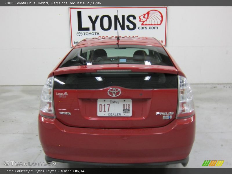 Barcelona Red Metallic / Gray 2006 Toyota Prius Hybrid