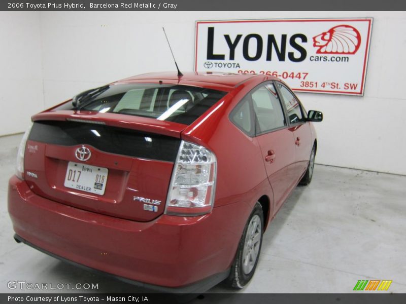 Barcelona Red Metallic / Gray 2006 Toyota Prius Hybrid