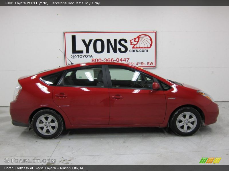 Barcelona Red Metallic / Gray 2006 Toyota Prius Hybrid